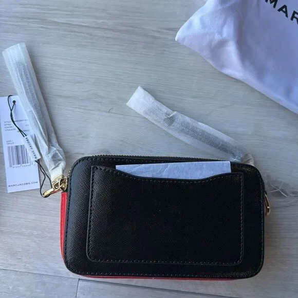 MARC JACOBS the snapshot camera bag red/black NWT in packaging - Picture 10 of 11